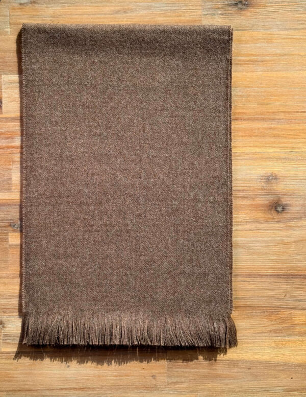 Alpaca Sjaal Natuurlijk Chocolade Bruin