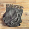 scarf grey black Alpaca Sjaal Grijs / Zwart