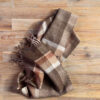 scarf tartan alpaca Alpaca Sjaal Bruin Chocolate Tartan