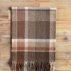 scarve tartan Alpaca Sjaal Bruin Chocolate Tartan