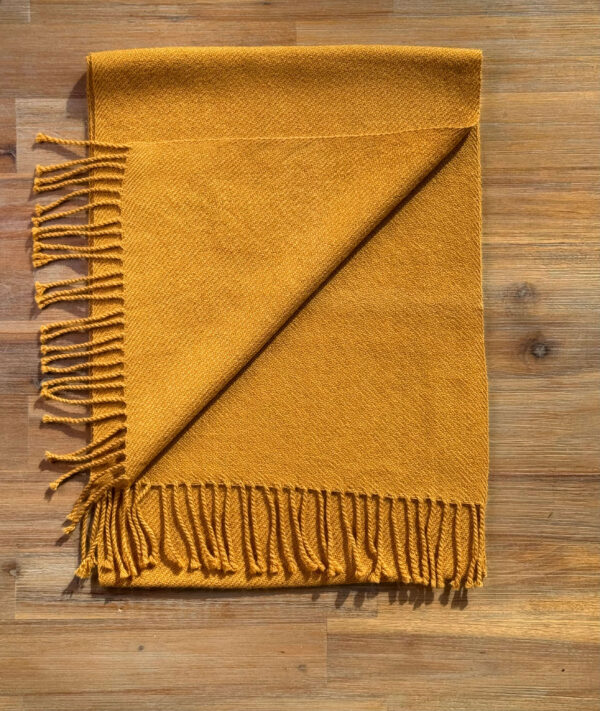 Alpaca Sjaal Mosterd