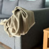 Alpaca Plaid Licht Olijfgroen met Visgraatpatroon